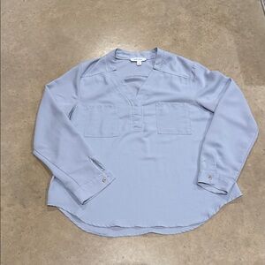 Nine West Soft Blue Blouse
